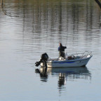 Angler im Boot